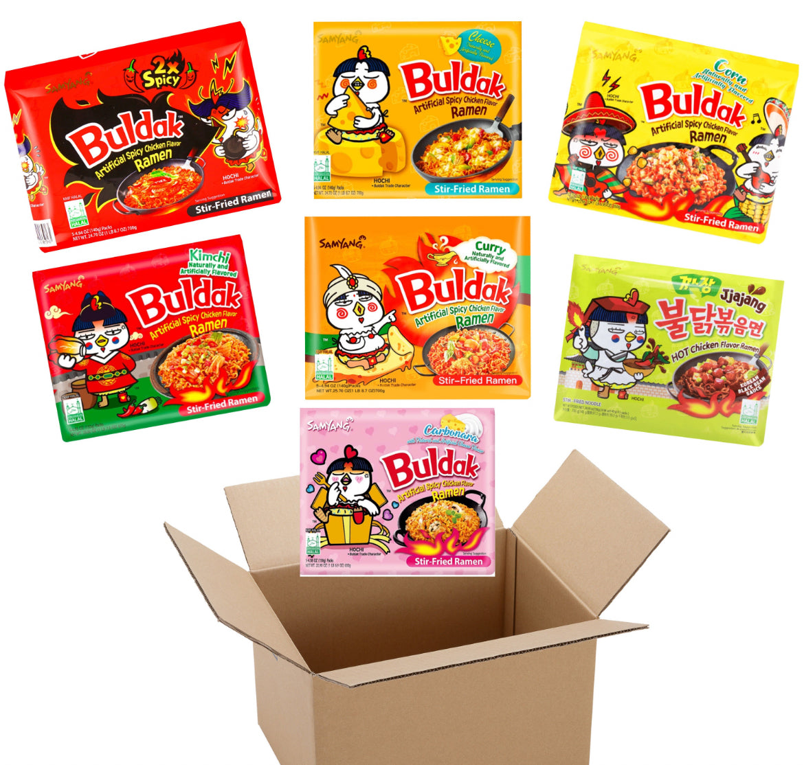 Buldak Ramen Variety Pack!