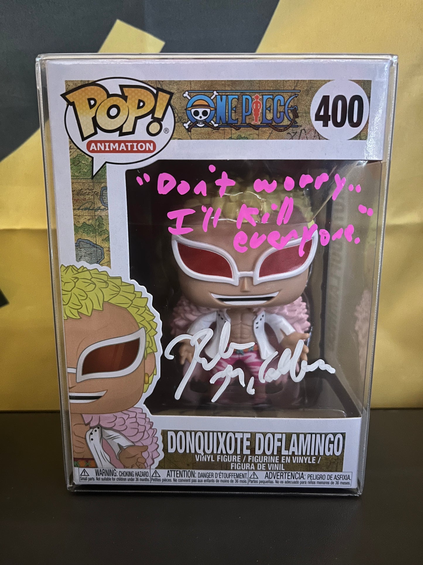 Autographed Doflamingo Funko Pop