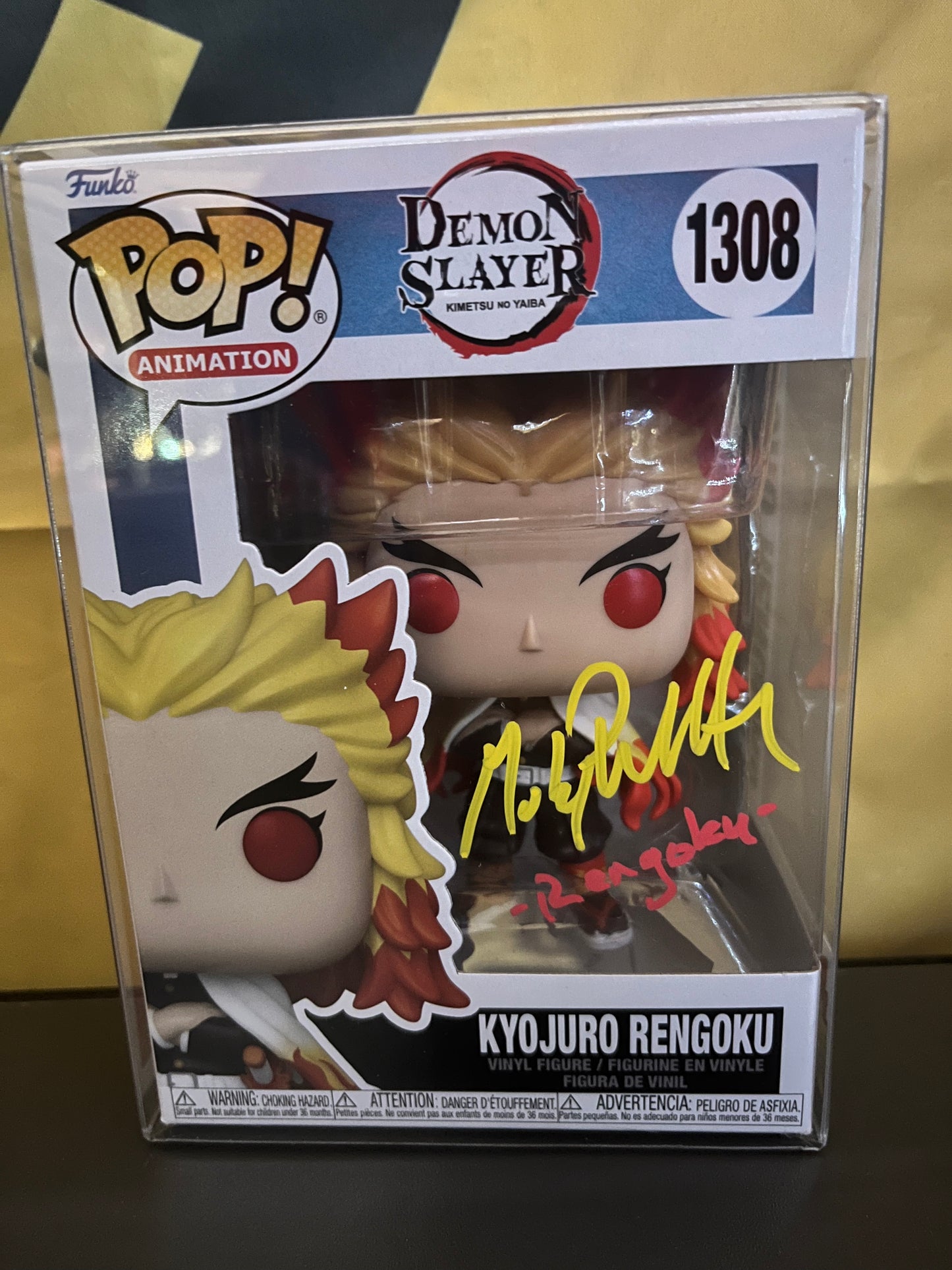 Autographed Rengoku funko pop