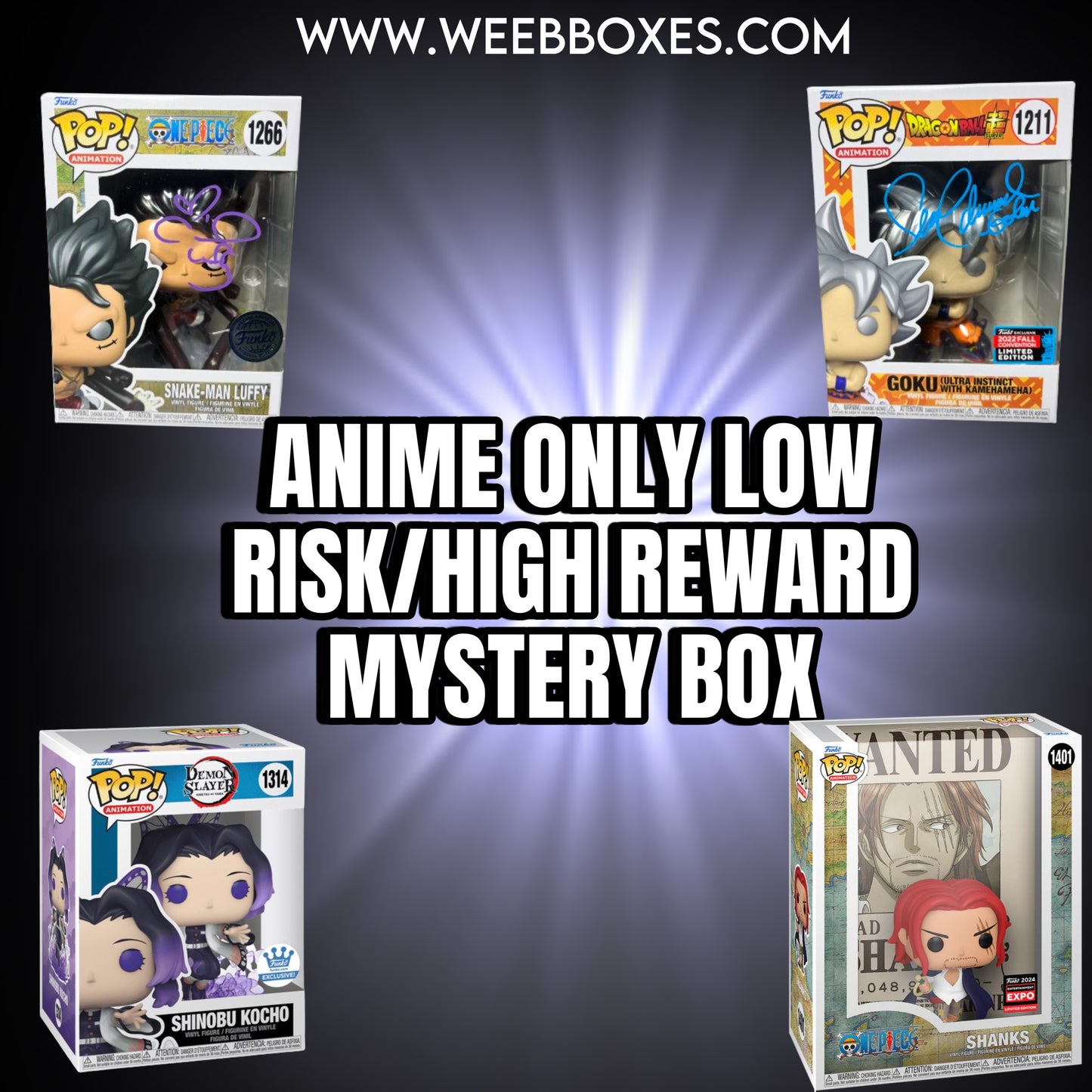 ANIME ONLY FUNKO POP MYSTERY BOX